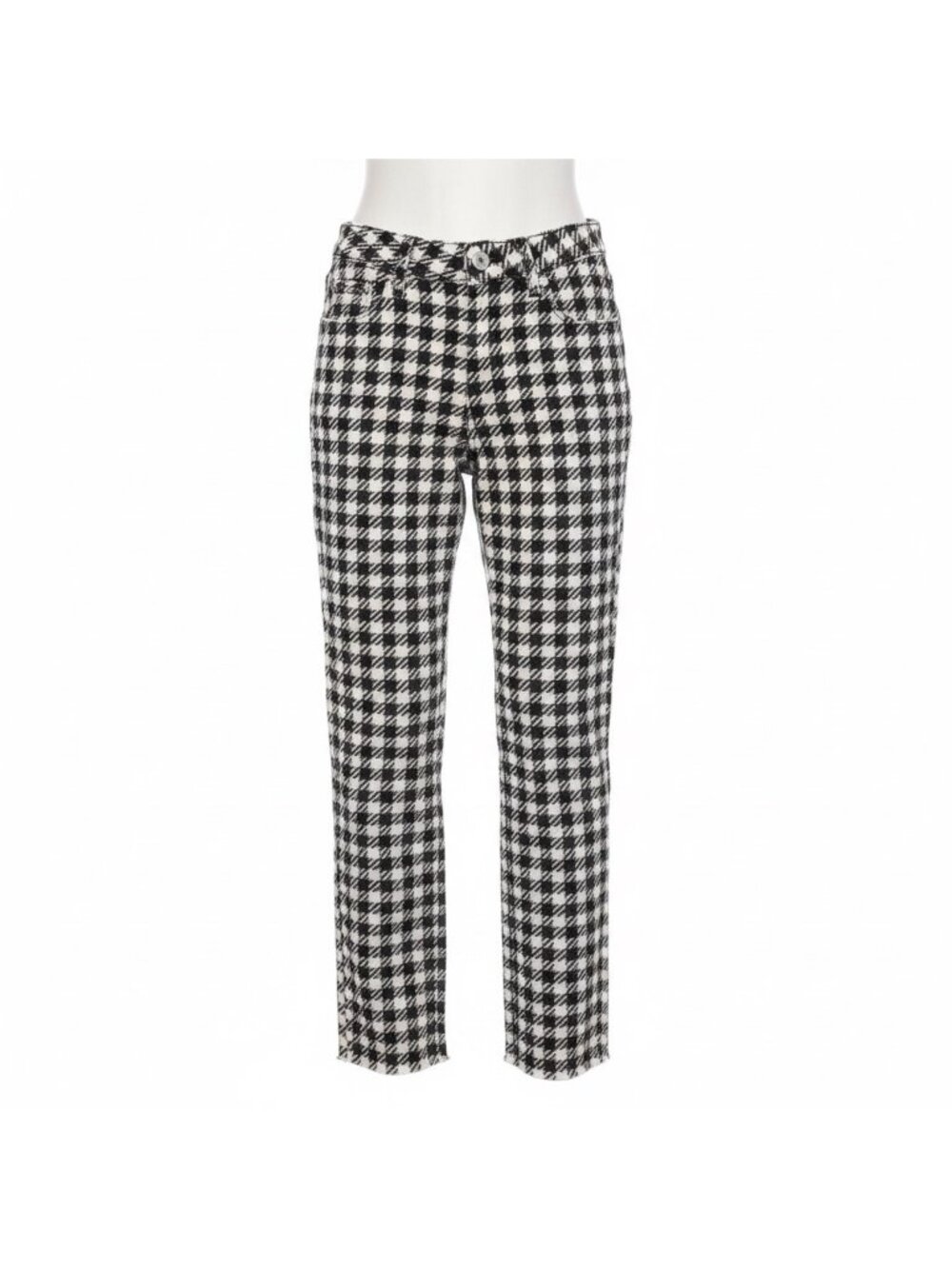 BDG Womens Black & White Houndstooth Pattern Pants Urban Outfitters Size 24